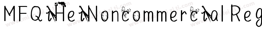 MFQiHeiNoncommercial Regular字体转换